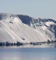 This is a picture of the Totten Glacier front.