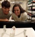 Anna Scott of Southern Cross University (left) and Danielle Dixson, from the University of Delaware, have co-authored a study examining the risk posed to clownfish due to the bleaching of their sea anemone homes.