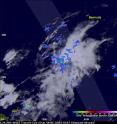 On May 26, GPM measured rain falling at a rate of almost 32 mm (1.3 inches) per hour in an area near the center of the low's circulation.