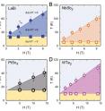 Resistance-temperature-applied-magnetic-field diagrams of materials exhibiting extreme magnetoresistance are shown.
