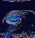 The GPM core satellite measured rain falling at a rate of over 65 mm (2.6 inches) per hour and some storm top heights above 11.6 km (7.2 miles) on the eastern side of Tropical Storm Estelle on July 19.