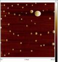 Detail of the phase separation in the copolymer: when the siloxane (areas where yellow predominates) migrates to the surface, it generates greater roughness, and due to its hydrophobic characteristics, prevents the adhesion of organisms.