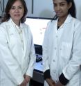 Rice University physicist Ching-Hwa Kiang, left, and alumna Sithara Wijeratne led a study to determine the mechanical properties of graphene nanoribbons in solution. They found the nanoribbons mimic the properties of natural polymers like proteins and DNA and may be suitable for biomimetic applications.