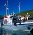 The vessel, "Mikhail Kozhov," was used to conduct research on Lake Baikal.