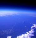 The first high altitude balloon launched by the Balloon Experiment And Research Program at the University of Alaska Fairbanks captured this photo during its flight. Fairbanks is in the foreground, with Denali in the distance. 

The Balloon Experiment and Research Program, known as B.E.A.R. for short, launched the balloon on May 10, 2008. It flew as high as 95,327 feet.