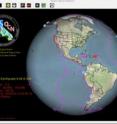 The interactive program built around the BOINC screensaver, designed for classroom activities.  Recent earthquakes and sites of major historic earthquakes are indicated; information about these events can be retrieved by clicking on them.