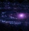 This mosaic of M31 merges 330 individual images taken by the Ultraviolet/Optical Telescope aboard NASA's Swift spacecraft. It is the highest-resolution image of the galaxy ever recorded in the ultraviolet. The image shows a region 200,000 light-years wide and 100,000 light-years high (100 arcminutes by 50 arcminutes).