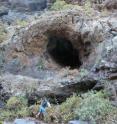 This formation was made by a lava flow from an eruption during the Holocene Period in Gran Canaria, El Draguillo, east of the island, in the town of Telde.