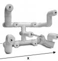 The reaching apparatus used to study the finger paths from a center button to eight other buttons in random order. While volunteers touched the buttons, researchers recorded their brain signals and hand motions. Afterward, the researchers attempted to decode the signals and reconstruct the 3-D hand movements.