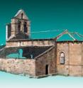 3-D model photo of the Valberzoso Church (Palencia, Spain).