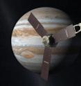 This is an artist's rendition of NASA's Juno spacecraft at Jupiter. This is an artist's rendition of NASA's Juno spacecraft at Jupiter.