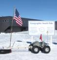 The Yeti robot at NSF's Amundsen-Scott South Pole Station in 2011.