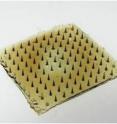 The Karp lab invented a bio-inspired flexible microneedle adhesive patch (2 x 2 cm) that can stick to soft tissues.