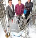 This is, from left: Scientia Professor Andrew Dzurak, Ph.D. Student Jarryd Pla (lead experimental author) and Associate Professor Andrea Morello, University of New South Wales. All three are engineers in the School of Electrical Engineering and Telecommunications at the University of New South Wales in Sydney, Australia.