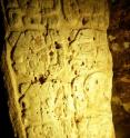 Stela 44 glyphs describe the conjuring of the three city gods by the Maya King Chak Took Ich'aak.