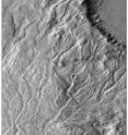 Valley networks on Mars are a good sign that water once flowed on the surface. Researchers from Brown University have found that some of these valleys appear to have been formed by orographic precipitation -- rain or snow that falls when moist air is pushed upward by mountain ridges or raised crater rims. The findings suggest that at least some of the water on ancient Mars fell from the atmosphere, rather than bubbling up from the subsurface. The image, taken by the Mars Reconnaissance Orbiter, shows a valley network in a region called Warrego Valles.