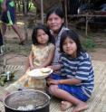 This is a Tsimane mother and her children.