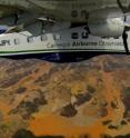 The Carnegie Airborne Observatory flies over the Madre De Dios region of Peru, where vast deforested and polluted areas result from gold mining.