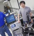 This image shows professor Donhee Ham and his student Hosang Yoon are in the laboratory at the Harvard School of Engineering and Applied Sciences. This image shows professor Donhee Ham and his student Hosang Yoon are in the laboratory at the Harvard School of Engineering and Applied Sciences.