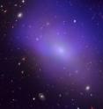 This is elliptical galaxy NGC 1132, as seen by NASA's Chandra X-Ray Observatory; the blue/purple in the image is the X-ray glow from hot, diffuse gas that is not forming into stars.