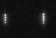 Fluorescence images of calcium ions confined in the BGA trap.