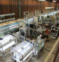 Prather and coworkers induced two phytoplankton blooms in this 3,400-gallon wave machine to study ocean biology impacts on sea spray composition.