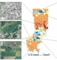 An University of Iowa study has identified "hotspots" in the Twin Cities, Minnesota, where carbon emissions far outpace trees' ability to store the pollution. The analysis may help city planners determine the best locations to focus tree-planting efforts. An University of Iowa study has identified "hotspots" in the Twin Cities, Minnesota, where carbon emissions far outpace trees' ability to store the pollution. The analysis may help city planners determine the best locations to focus tree-planting efforts.