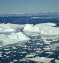 Icebergs at Jakobshavn, one of Greenland's most famous glaciers.